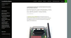Desktop Screenshot of kartmasters.fr